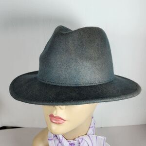 Target grey 100% Wool Fedora‎ One Size charcoal minimalist classic